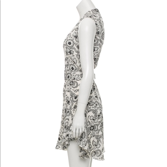 ALC Silk Printed Dress XS - Picture 3 of 4